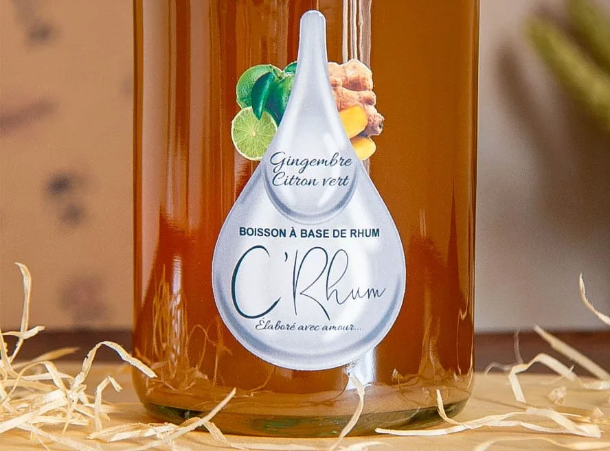 Rhum labor Gingembre Citron Vert 70cl - C'Rhum