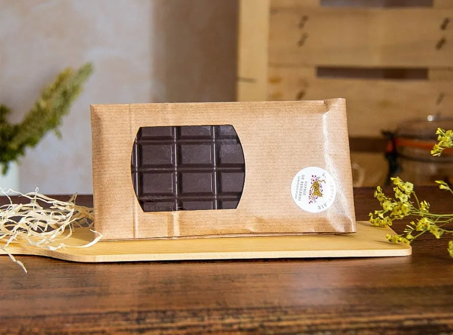 Chocolat artisanal Noir en tablette par un chocolatier 77 seine-et-marne artisanal Ile de France