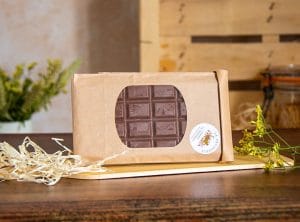 Chocolat au lait artisanal en tablette d'un chocolatier 77 (Seine-et-Marne)