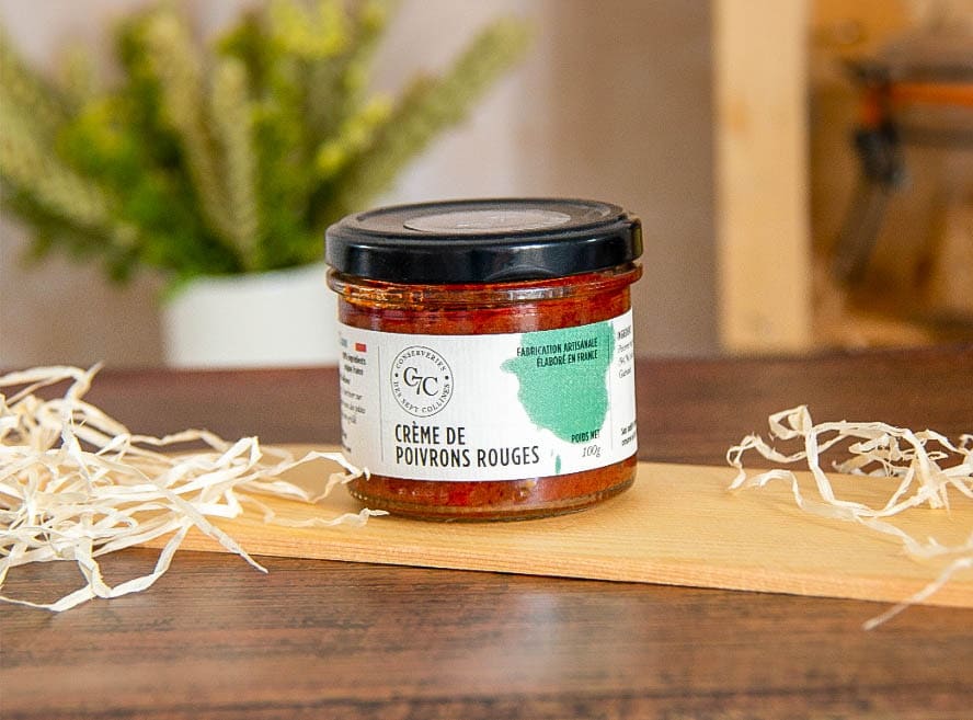 Crème de Poivrons Rouges produit du terroir paris artisanal