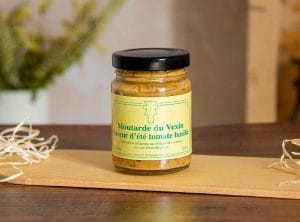 Moutarde du Vexin Tomate Basilic produit du terroir val d’oise Ile-de-France