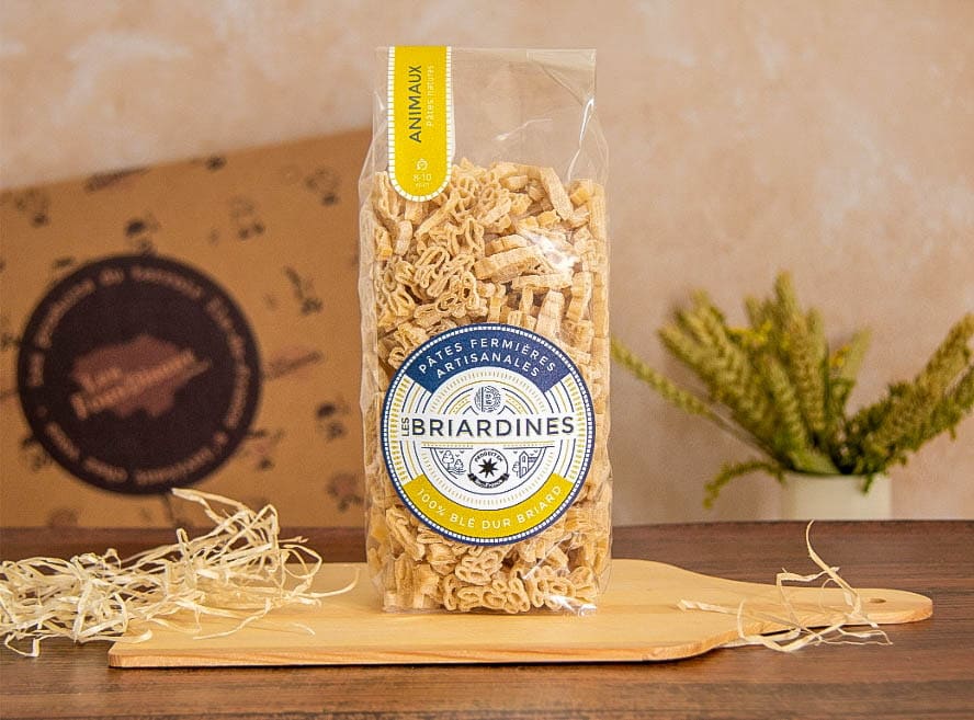 Pâtes artisanales Animaux de la ferme Briardines Seine-et-Marne