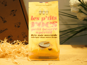 Biscuits petit beurre Brie Noir Moutarde 115g - Les P'tits Rocs