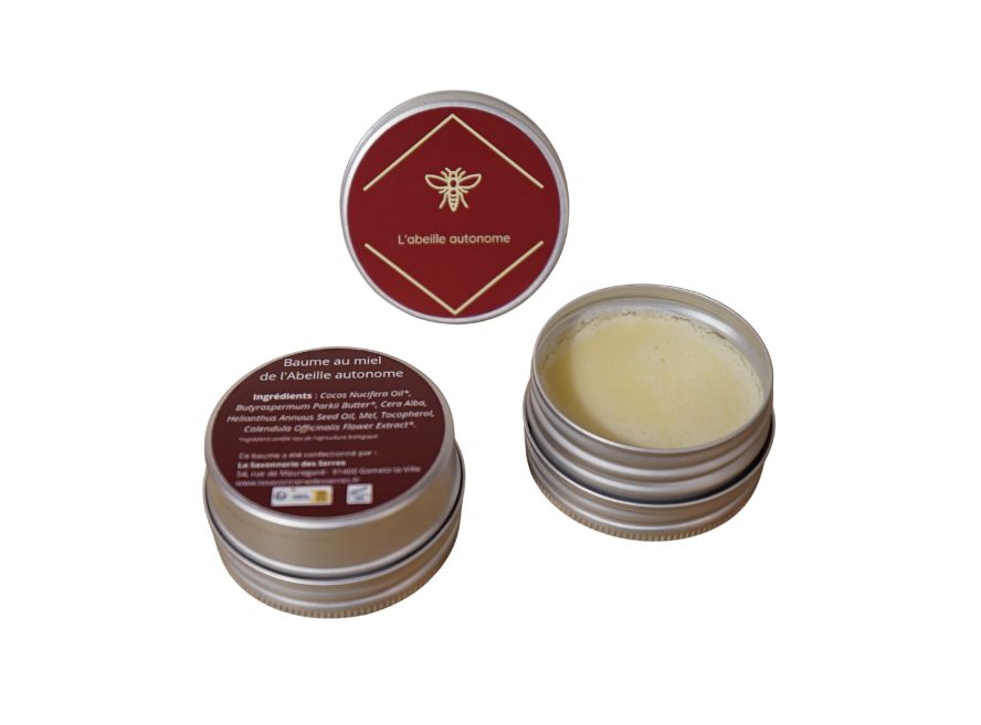 Baume à lèvres au miel 12g - Abeille autonome