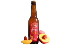 Bière artisanale La Gâtine à la pêche