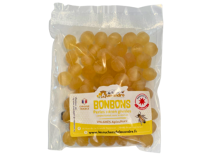 Bonbons au miel parfumés au citron 100g