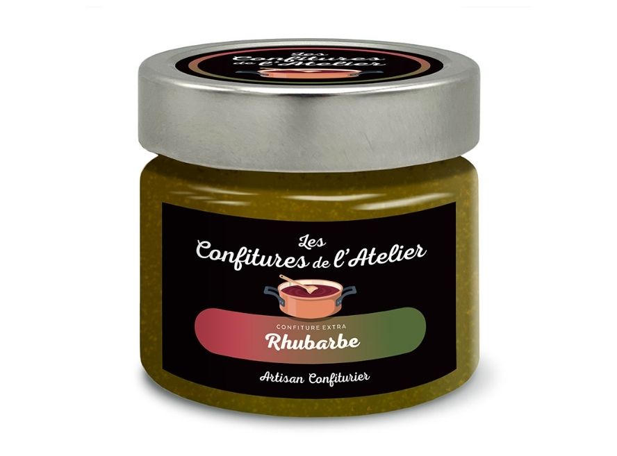 Confiture de rhubarbe artisanale