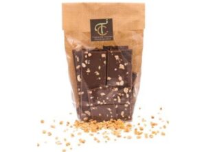 Croq'noisette : du chocolat au lait saupoudré de noisettes hachées