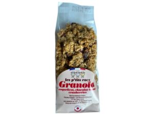 Granola coquelicot chocolat blanc cranberries 200g - Les p'tits rocs
