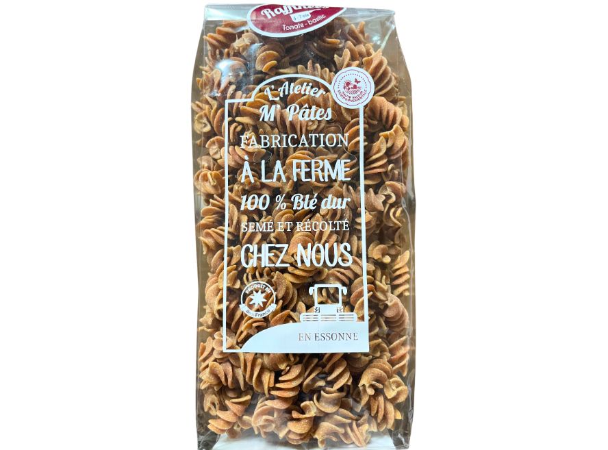 Pâtes artisanales L'atelier M'Pâtes - Les Raffinées 250g Tomate-Basilic