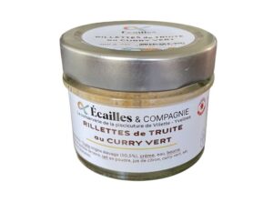 Rillettes de truite au curry vert - 100g