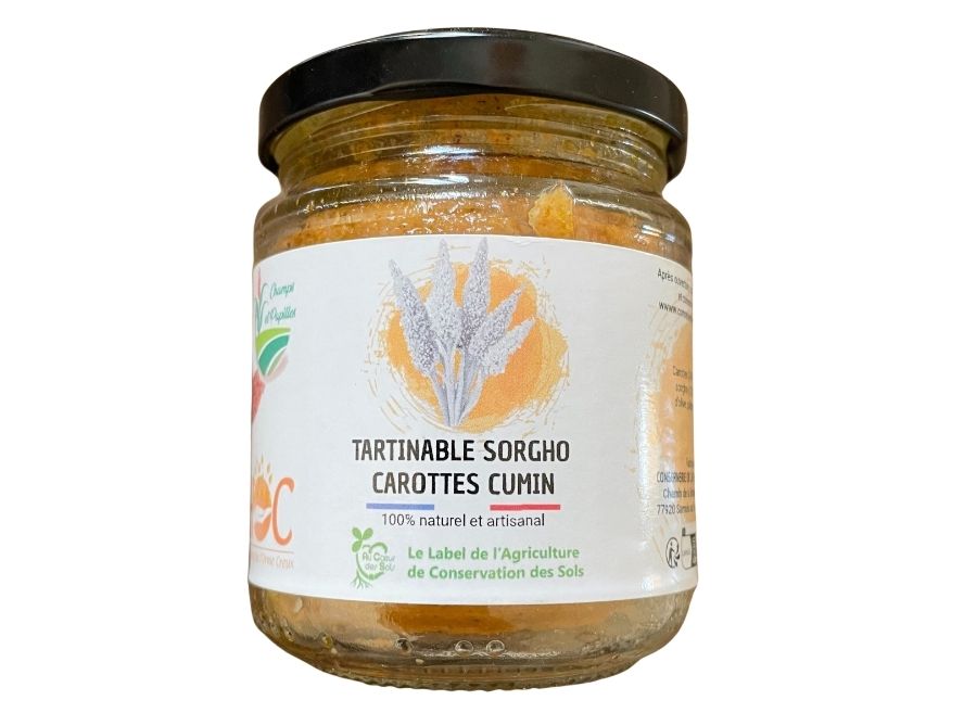 Tartinable de Sorgho Carottes Cumin 190g